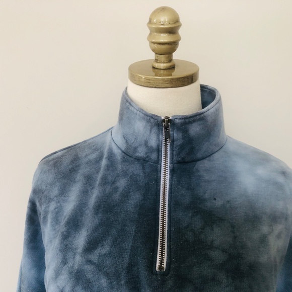 American Eagle Large Blue Stone Washed Sweatshirt - Picture 8 of 8